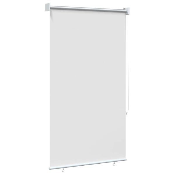 Außen-Rollos mit UV-Schutz Weiß 100 x 230 cm (B x H) Polyester