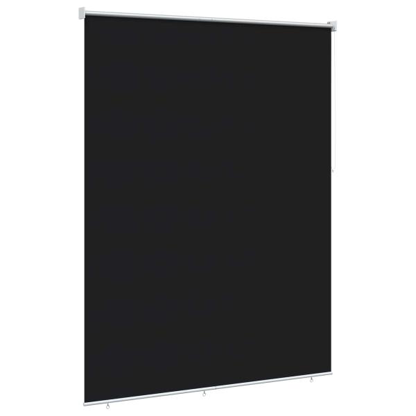 Außen-Rollos mit UV-Schutz Schwarz 165 x 140 cm (B x H)