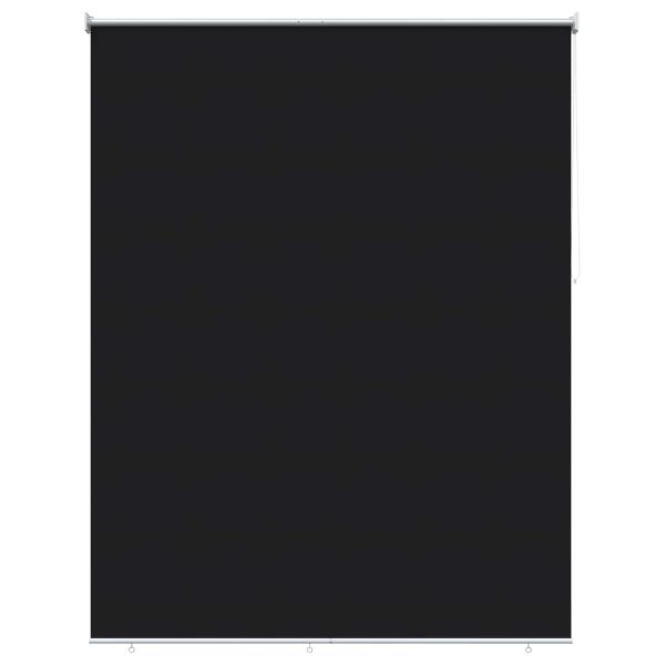 Außen-Rollos mit UV-Schutz Schwarz 185 x 230 cm (B x H)