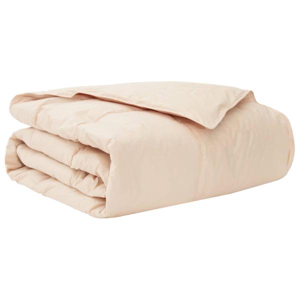 ARDEBO.de - Sommerdecke Beige 135 x 200 cm 100% natürlicher Kapok
