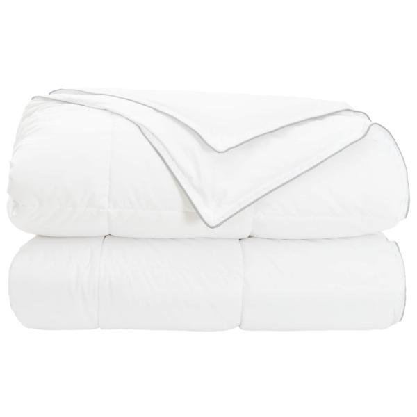 Ganzjahresbettdecke Weiß 135 x 220 cm Bambusfaser