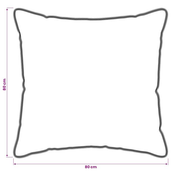 Kopfkissen Weiß 80 x 80 cm Bambusfaser