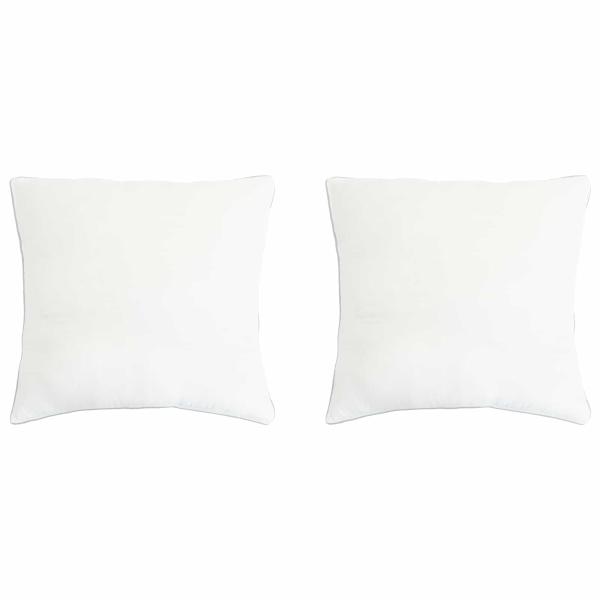 ARDEBO.de - Kopfkissen 2 stk. 50 x 50 cm Bambusfaser Weiß
