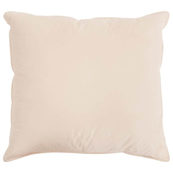 ARDEBO.de - Kopfkissen Beige 80 x 80 cm Kapokfaser