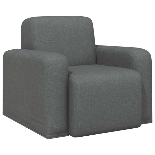Sessel Dunkelgrau Stoff