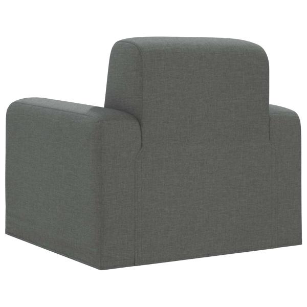 Sessel Dunkelgrau Stoff