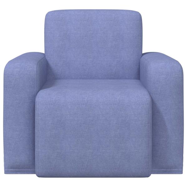 Sessel Jeans blau Stoff
