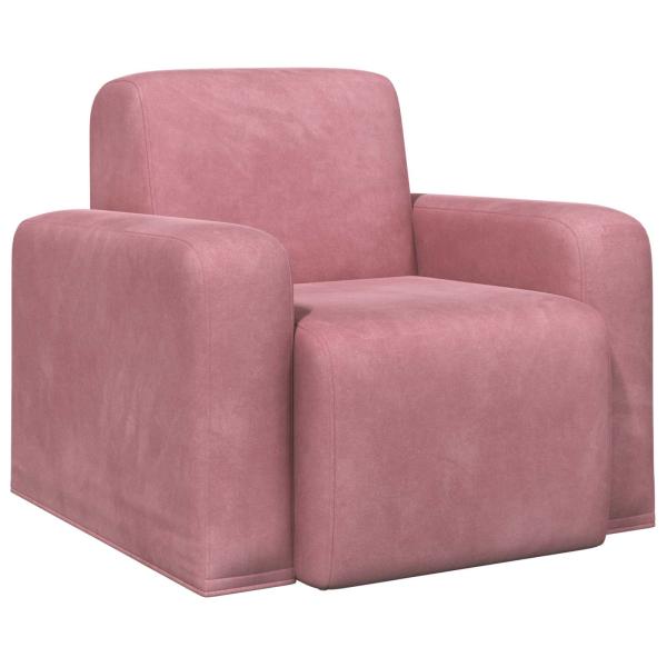 Sessel Rosa Samt