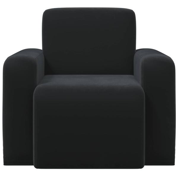 Sessel Schwarz Samt