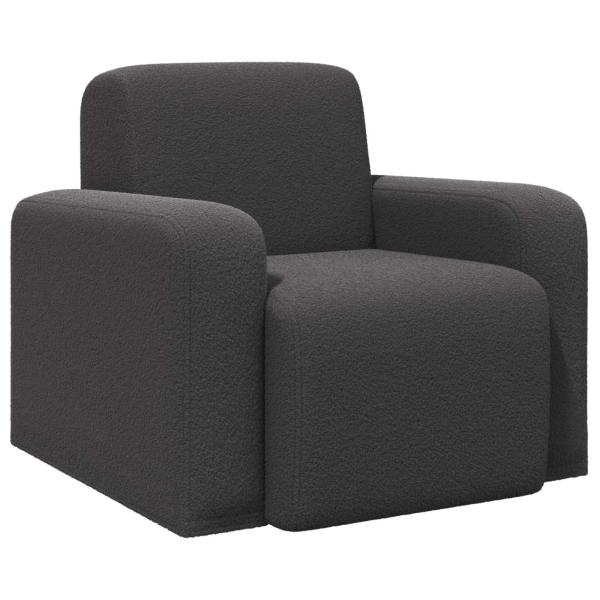 Sessel Dunkelgrau Boucl?