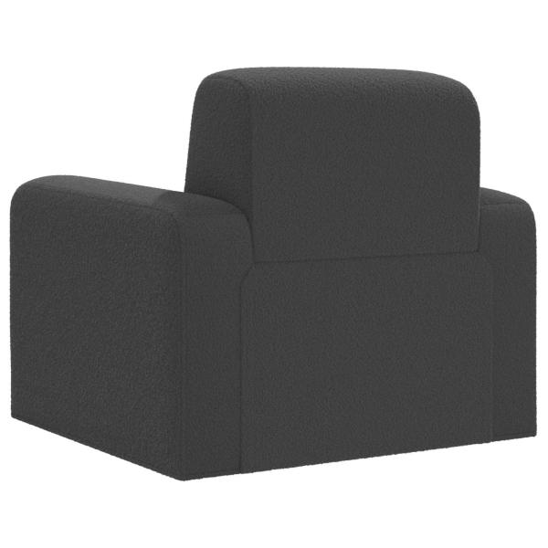 Sessel Dunkelgrau Boucl?