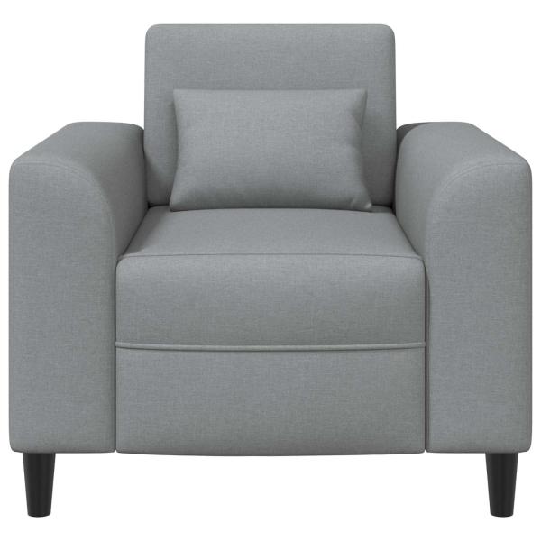 Sessel Hellgrau Stoff