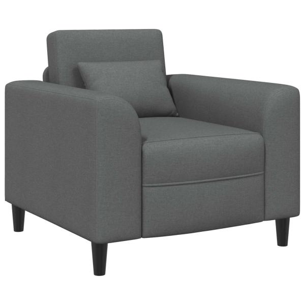 Sessel Dunkelgrau Stoff