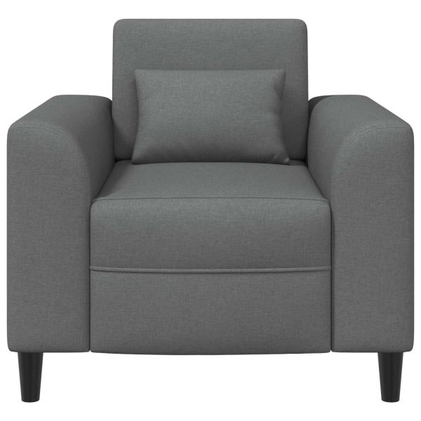 Sessel Dunkelgrau Stoff