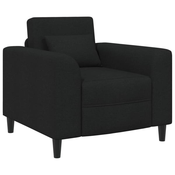 Sessel Schwarz Stoff
