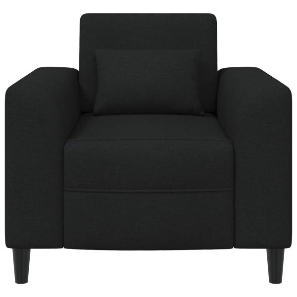 Sessel Schwarz Stoff