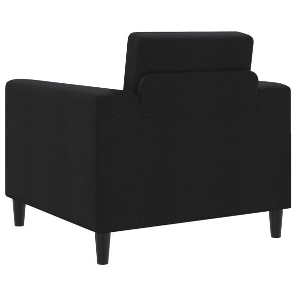 Sessel Schwarz Stoff