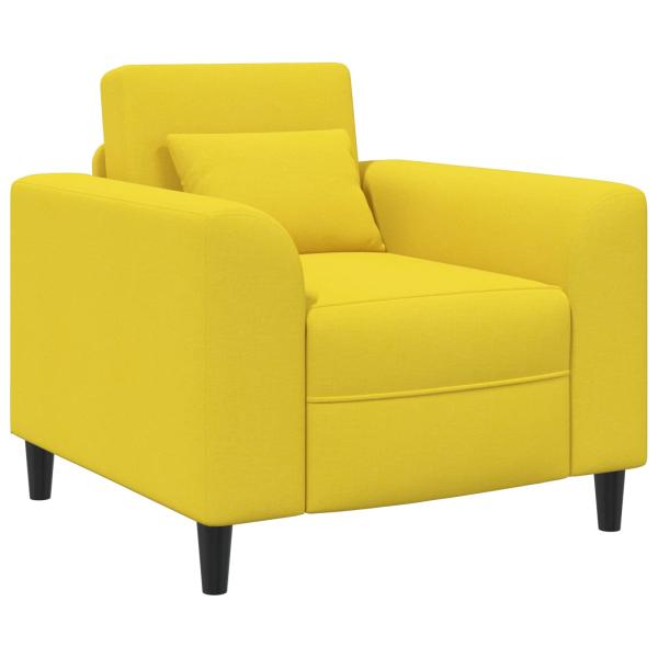 Sessel Hellgelb Stoff