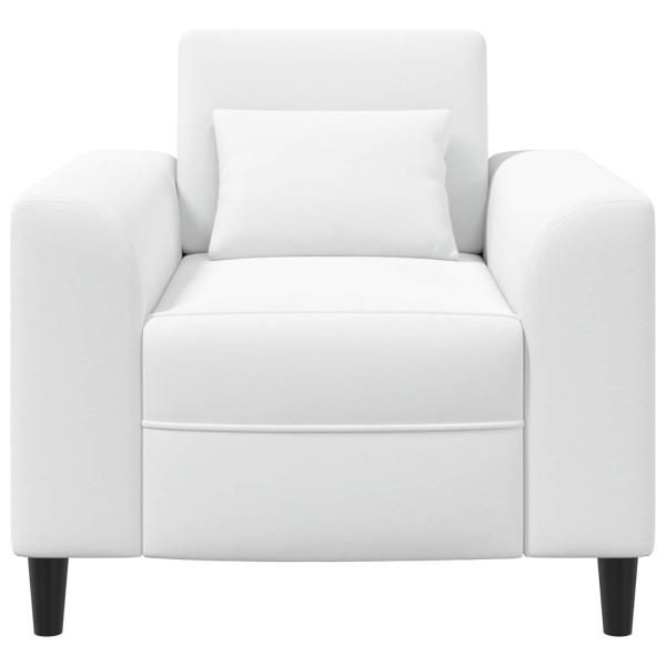 Sessel Weiß Stoff