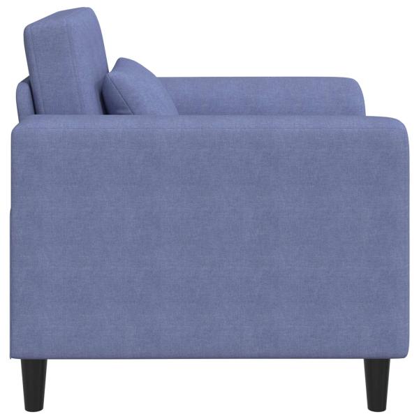 Sessel Jeans blau Stoff