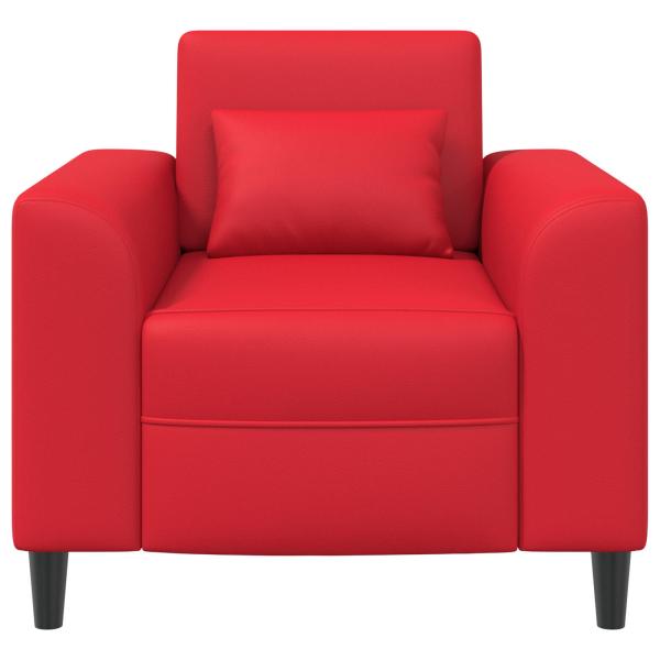 Sessel Rot Kunstleder