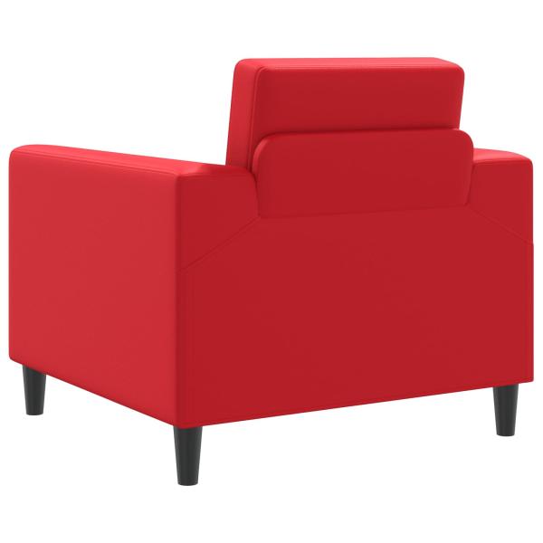 Sessel Rot Kunstleder