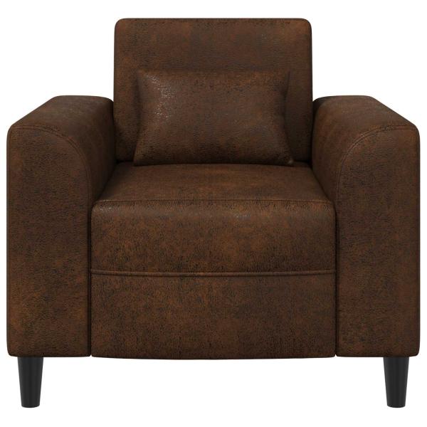 Sessel Braun Kunstwildleder