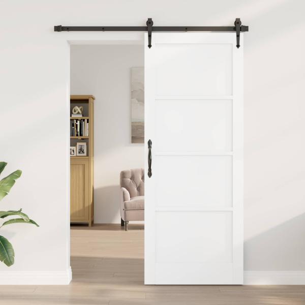 ARDEBO.de - Interior Tür 83 x 211 cm Sperrholz Weiß