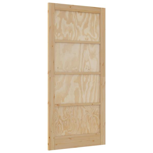 Interior Tür 93 x 202 cm Sperrholz Natur