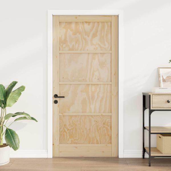 Interior Tür 93 x 202 cm Sperrholz Natur