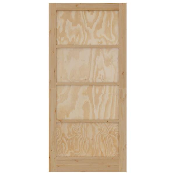 Interior Tür 93 x 202 cm Sperrholz Natur