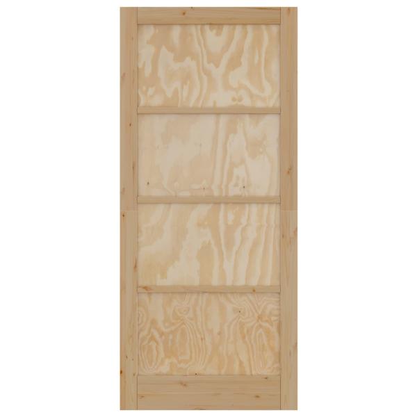 Interior Tür 93 x 211 cm Sperrholz Natur