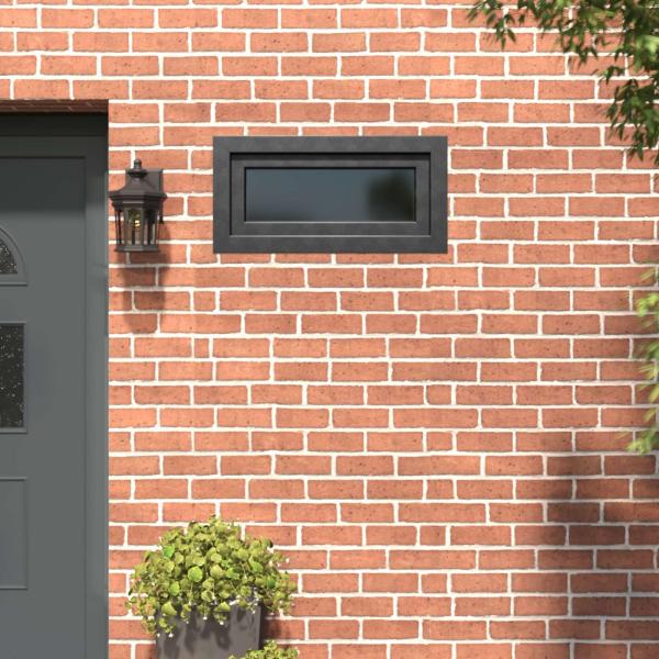 ARDEBO.de - Kellerfenster RISOR 80 x 40 cm PVC und klares, glattes Glas