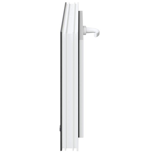 Kellerfenster RISOR 80 x 40 cm PVC und klares, glattes Glas