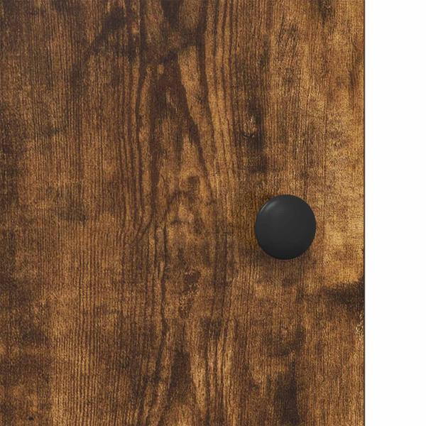 Nachttisch Geräucherte Eiche Holzwerkstoff