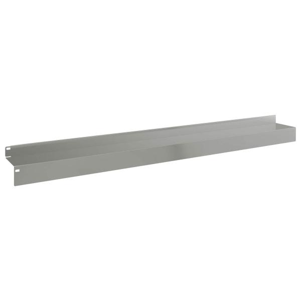 Raseneinfassung 30 stk. 100 x 10 x 8 cm Stahl Silber