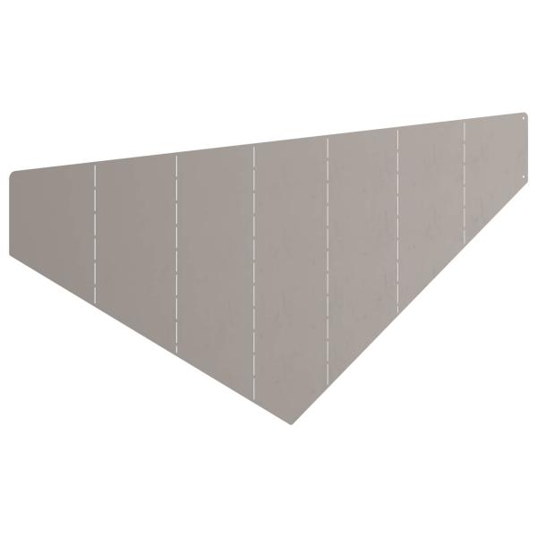Raseneinfassung 100 x 45 cm Stahl Rostig