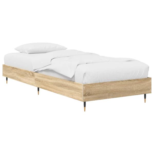 Bettrahmen Sonoma-Eiche 80 x 200 cm Holzwerkstoff