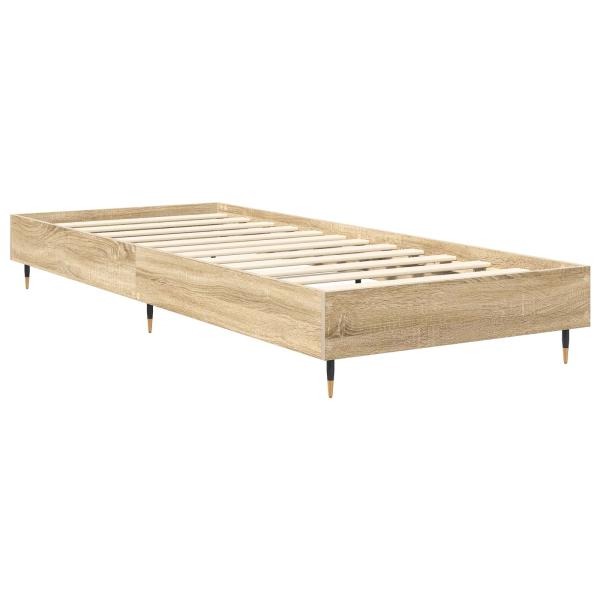 Bettrahmen Sonoma-Eiche 80 x 200 cm Holzwerkstoff