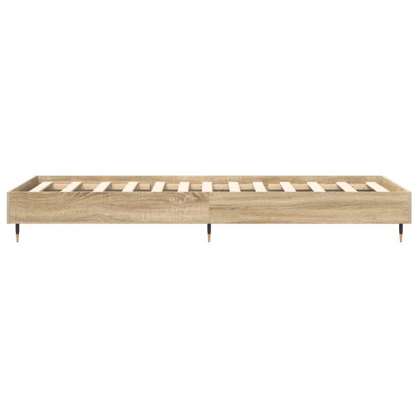 Bettrahmen Sonoma-Eiche 80 x 200 cm Holzwerkstoff