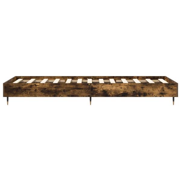 Bettrahmen Geräucherte Eiche 80 x 200 cm Holzwerkstoff