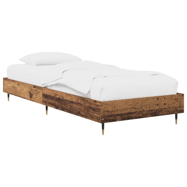 Bettrahmen Altholz 80 x 200 cm Holzwerkstoff