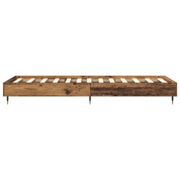 Bettrahmen Altholz 80 x 200 cm Holzwerkstoff