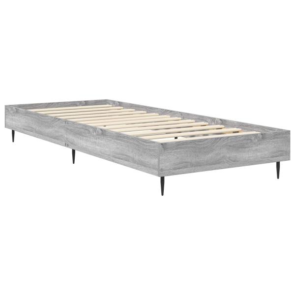 Bettrahmen Sonoma-Grau 80 x 200 cm Holzwerkstoff