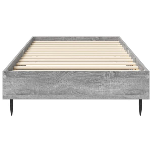 Bettrahmen Sonoma-Grau 80 x 200 cm Holzwerkstoff