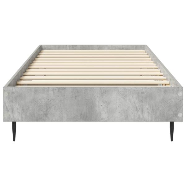 Bettrahmen Betongrau 80 x 200 cm Holzwerkstoff