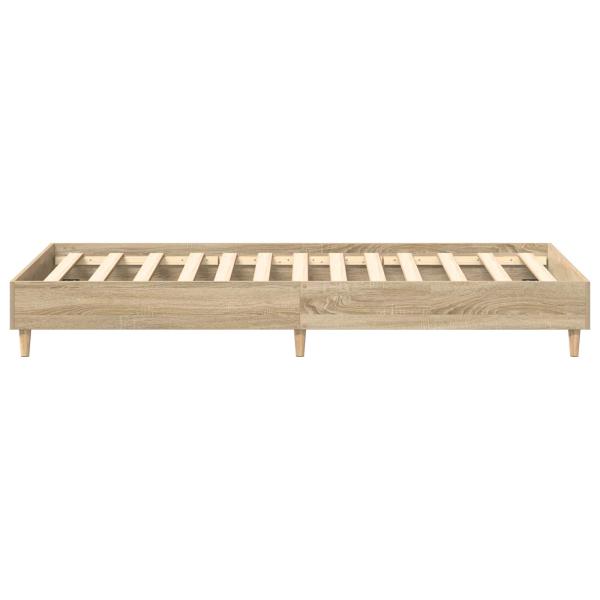 Bettrahmen Sonoma-Eiche 80 x 200 cm Holzwerkstoff