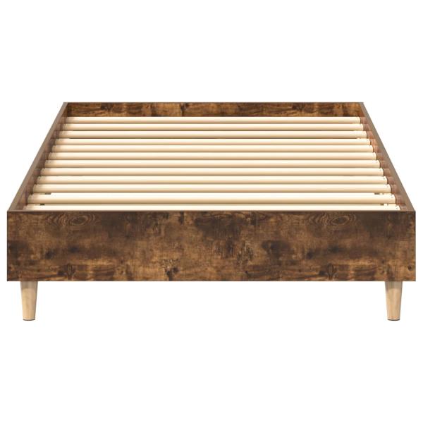 Bettrahmen Räuchereiche 80 x 200 cm Holzwerkstoff