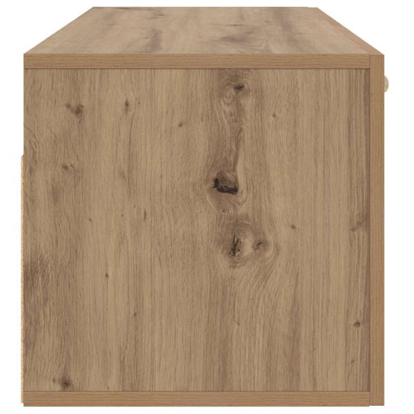 Wandschrank Wandhalterung Artisan-Eiche 80 x 36,5 x 35 cm
