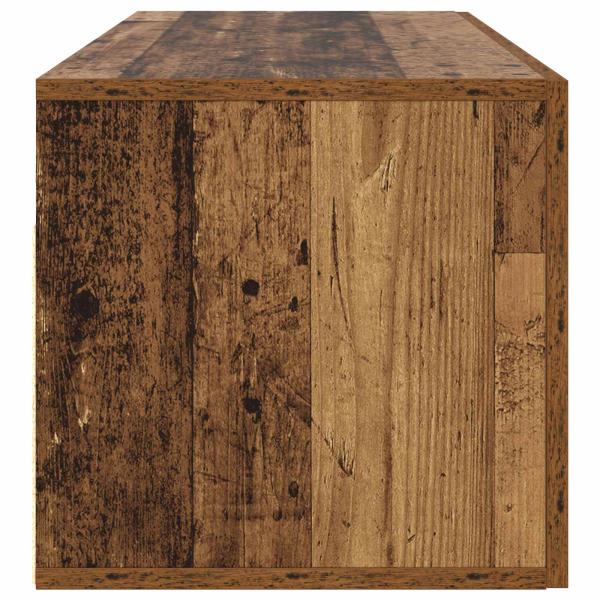 Wandschrank Wandhalterung Altholz 80 x 36,5 x 35 cm